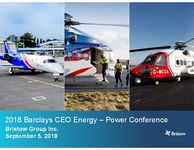 2018 Barclays CEO Energy-Power Conference